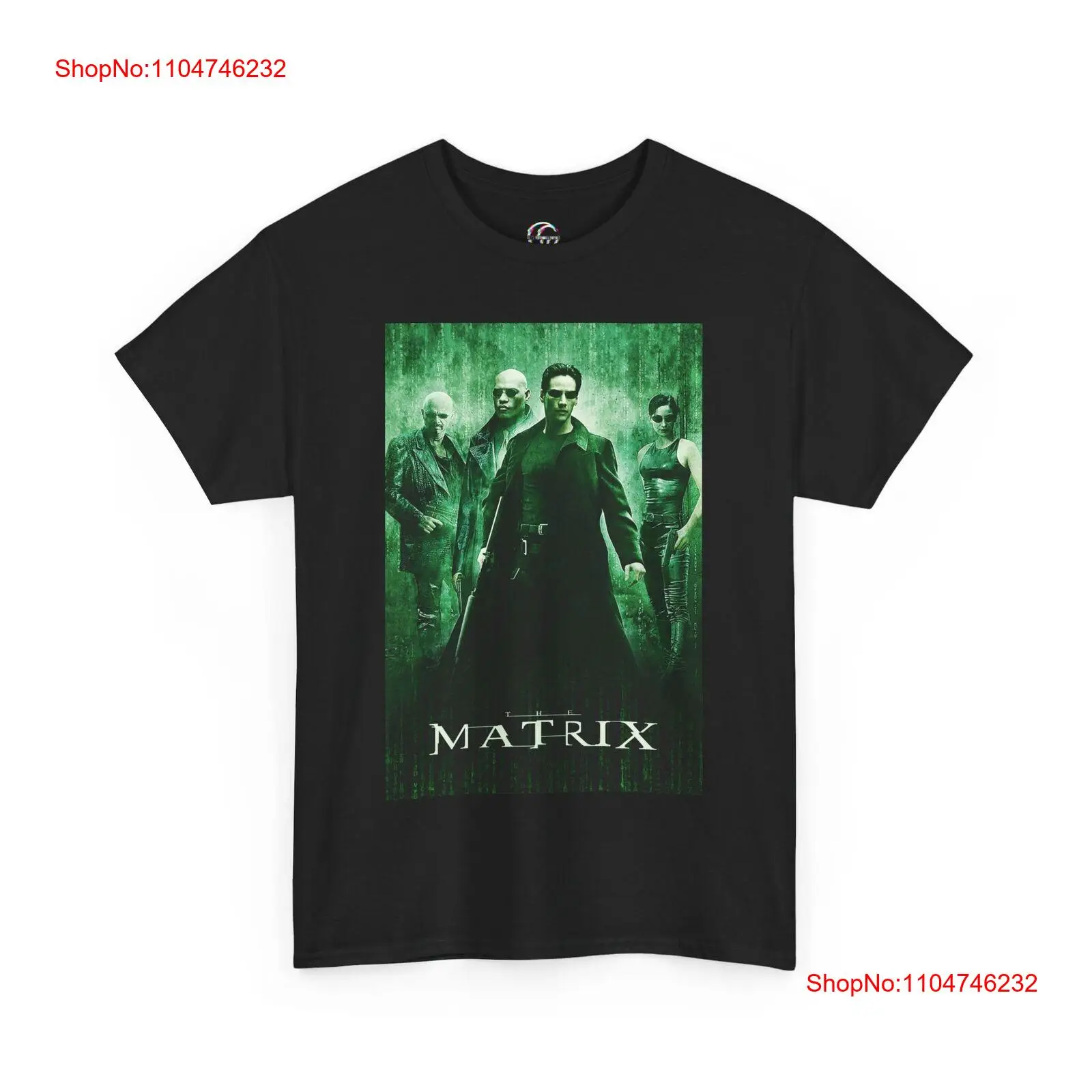 Vintage Fashion Jersey - Koszulka z plakatem filmowym Matrix dla