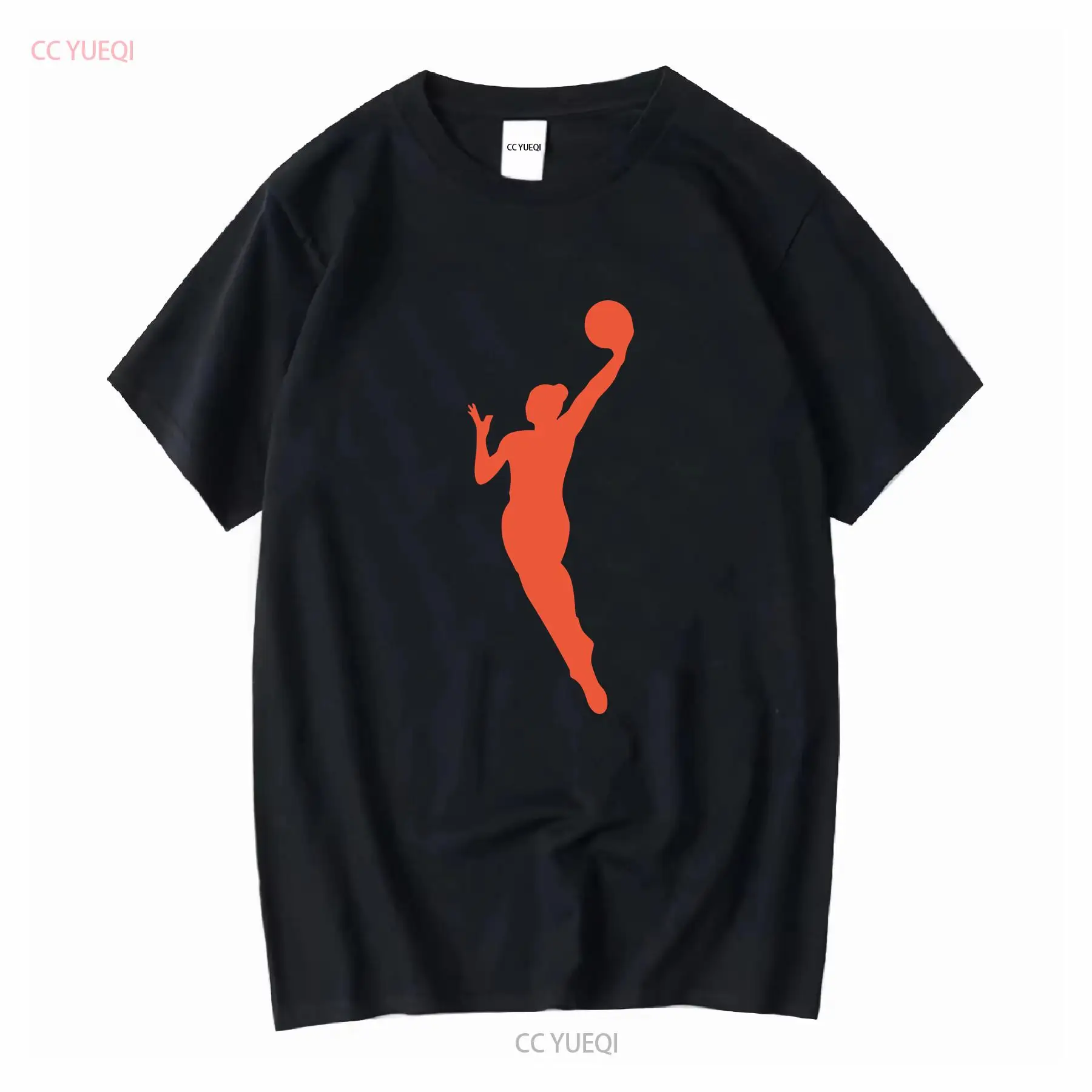 Vintage Fashion Jersey - Koszulka z grubej bawełny WNBA pomarańczowa