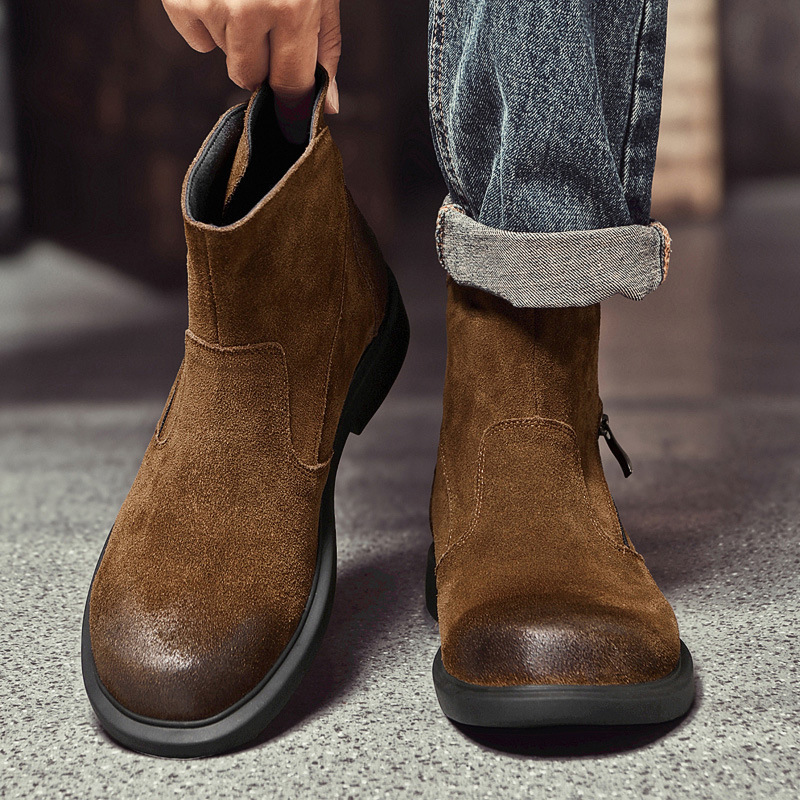 Męskie buty Chelsea ze skóry b – Vintage Outdoor Fashion recenzja i cena