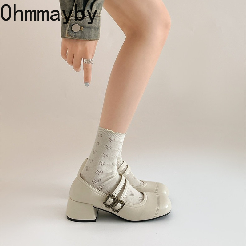 Damskie buty Mary Jane na grub – Vintage Fashion Online recenzja i cena